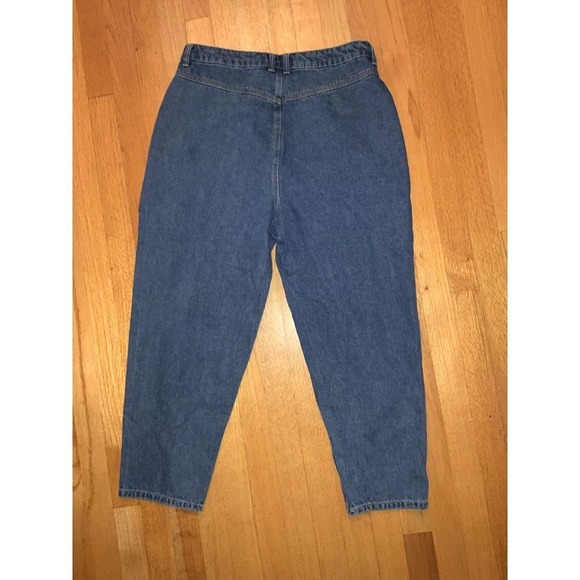 Rock Revival Denim - 1990's‎ VNTG Revival High Waisted Wide Leg Jeans sz 30 Button Front Detail Denim